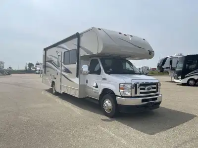 Winnebago Spirit Class C gas motorhome 26T highlights: Double Slides Flip-Up Counter Extension U-Sha...