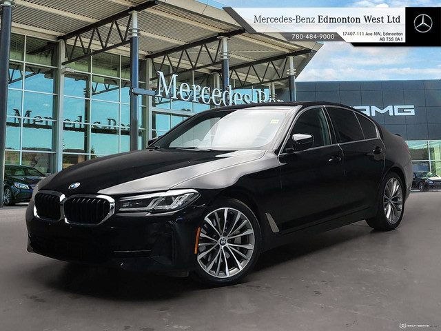 2022 BMW 5 Series 530i xDrive - Black Nappa Leather w/ Diamond S in Cars & Trucks in Edmonton