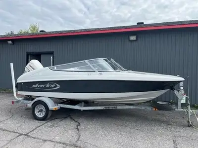 The 2004 Silverline 1700 is a fiberglass boat designed for recreational use, including fishing, crui...