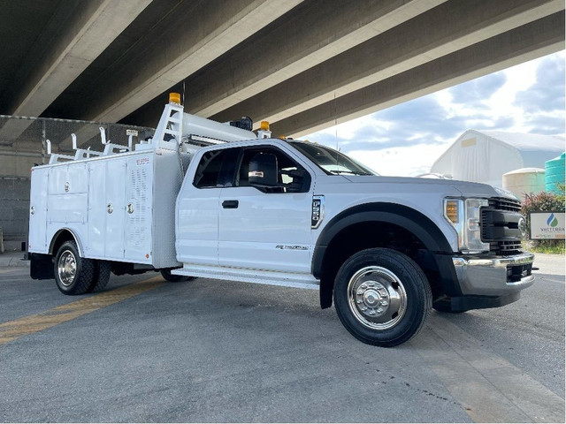 2019 Ford F-550 XLT DIESEL 4WD SERVICE BODY GEN/AIR/WELDER CRANE in Cars & Trucks in Delta/Surrey/Langley - Image 3