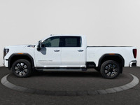 This 2025 GMC Sierra 2500HD in Summit White is equipped with 4WD and Turbocharged Diesel V8 6.6L/ en... (image 1)