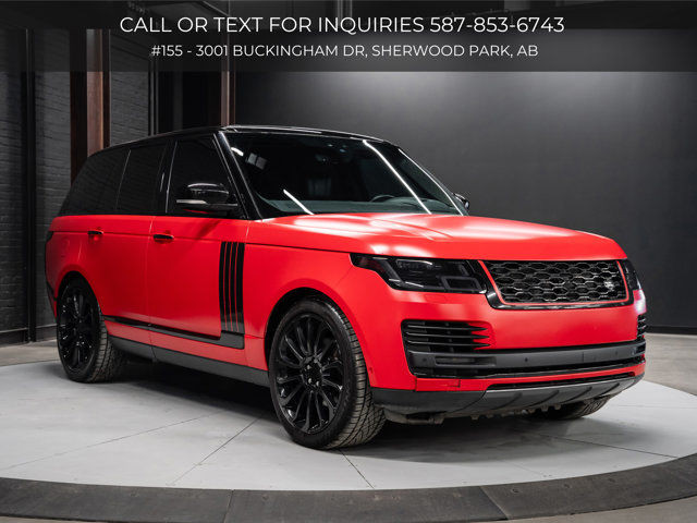 2019 Land Rover Range Rover Td6 HSE | Satin Red Wrap | Pano in Cars & Trucks in Strathcona County