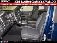 This 2024 Ram 1500 Classic Crew Cab Warlock 4x4 pickup truck with heated seats, tow hitch, 5.7L HEMI... (image 8)
