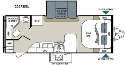 Please Call Us At 613.851.7326 with any questions? The Dutchmen Aerolite 225RBSL travel trailer feat...