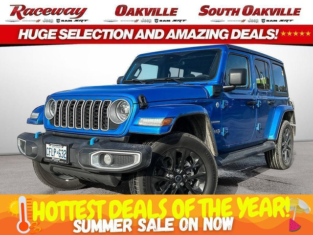 2024 Jeep Wrangler SAHARA 4XE | SIDE STEPS | HEATED SEATS | REMO in Cars & Trucks in Mississauga / Peel Region