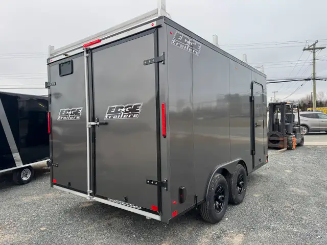 2025 EDGE 8.5X14 CONTRACTOR TRAILER 5200LBS AXLES in Cargo & Utility Trailers in Bathurst - Image 4
