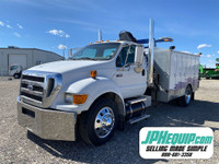 2005 Ford F650 Service Body Truck with Knuckle Boom N/A