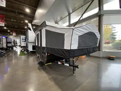 Forest River Rockwood OTG folding pop-up camper R16OTG highlights: Sleeps Five to Six 50in.in. X 80i...