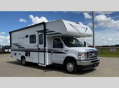 Coachmen Freelander Class C gas motorhome 23FS highlights: Murphy Queen Bed Underbed Storage Area U-...