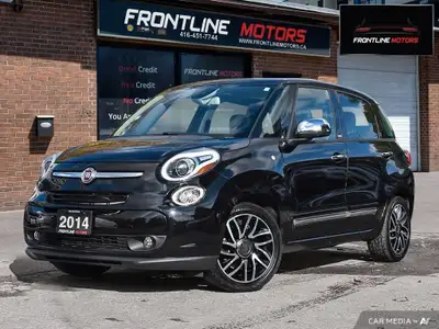 2014 Fiat 500L Lounge - One-Owner - Accident-Free! Black with Grey and Leather Interior - Loaded Wit...