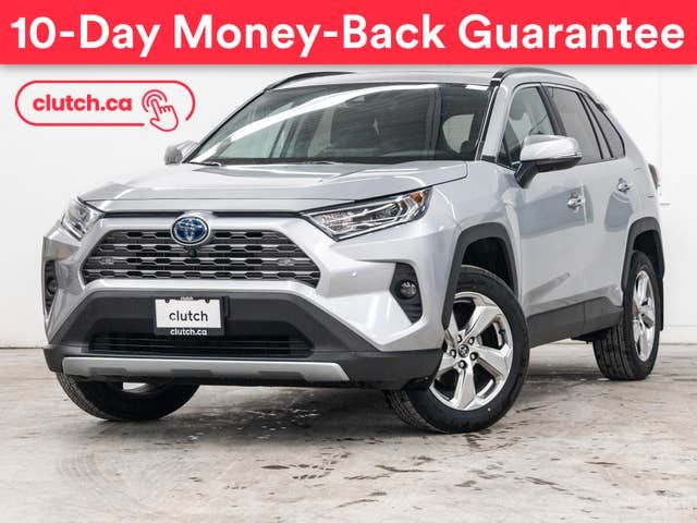 2021 Toyota RAV4 Hybrid Limited AWD w/ Apple CarPlay & Android A in Cars & Trucks in Bedford