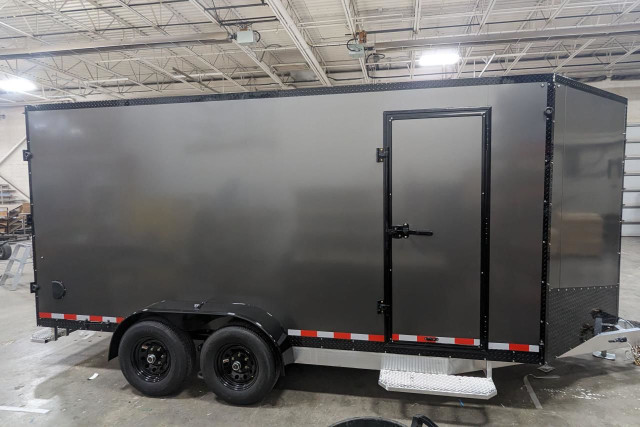  2024 Canadian Trailer Company 7x16 V-Nose Cargo Trailer Aluminu in Cargo & Utility Trailers in Guelph - Image 2