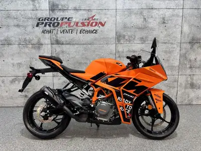 2023 KTM RC 390 ABS RC390 Seulement 4617 KM CONDITION SHOWROOM, COMME NEUVE, AUBAINE >>> FINANCEMENT...