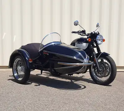 2024 Triumph Bonneville T120 with Watsonian Grand Prix Sidecar. Will sell bike or sidecar sperate. F...