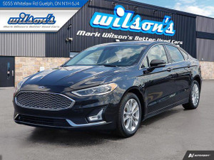 2020 Ford Fusion Titanium  Leather, Sunroof, Navigation, Heated+Cooled Seats, CarPlay+Android, New Tires !