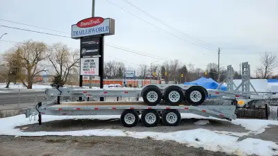 IN-STOCK or CUSTOM BUILT Premium Galvanized Duratrail Equipment Trailers from Trailerworld! Give us...