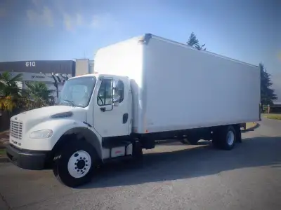 2016 Freightliner M2 106 Medium Duty Cube Van 24 feet, Diesel Dually With Air Brakes, 8.9L L6 DIESEL...