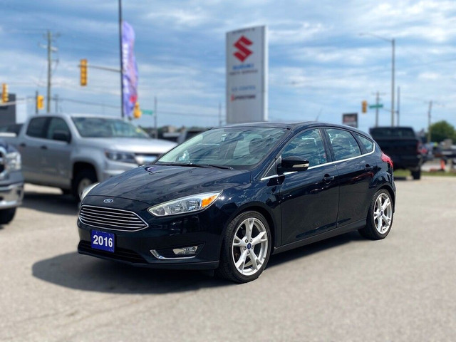 2016 Ford Focus Titanium ~Nav ~Camera ~Leather ~Bluetooth ~Sunro in Cars & Trucks in Barrie