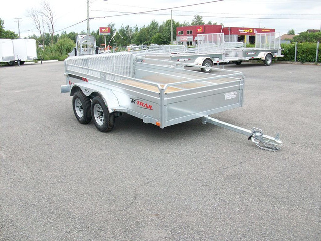  2024 K-Trail 66in. X 123in. 2 ESSIEUX PANEAU OUVRANTET RAMPE VT in Cargo & Utility Trailers in Laval / North Shore