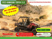 2023 KAWASAKI TERYX4 S LE - Only $103 Weekly all in