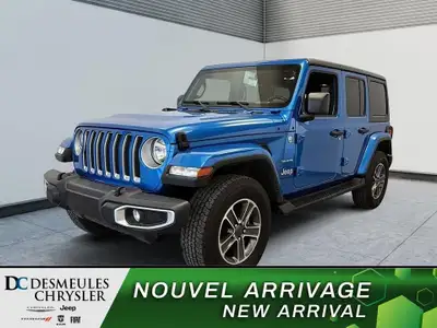 JEEP WRANGLER SAHARA 4x4 AVENTURE, STYLE ET POLYVALENCE! Maintenant disponible chez Desmeules Chrysl...