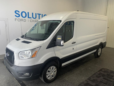 2021 FORD TRANSIT T-250 CARGO+MED ROOF+BOITE ALLONGÉ+CAMÉRA+PLAC