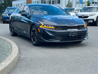This 2021 Kia K5 GT-Line has a Grey Exterior and Black Interior with seating for 5. Equipped with a... (image 8)