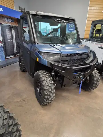 2025 POLARIS RANGER XP 1000 NORTHSTAR PREMIUM BLUE SLATE METALLIC SMOKE $1000 Rebate and 2 YR PLW! F...