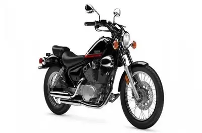 Displacement: 15 cu. in. (249 cc) Engine Type: V Twin Bore and Stroke: Bore: 1.93 in. (49 mm); Strok...