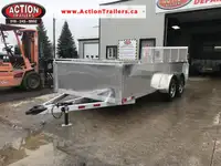 80" 'x16' ALUMINUM UTILITY TRAILER WITH HIGHER SIDES UPGRADE
