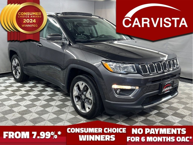  2020 Jeep Compass Limited 4x4 - NO ACCIDENTS/FACTORY WARRANTY - in Cars & Trucks in Winnipeg