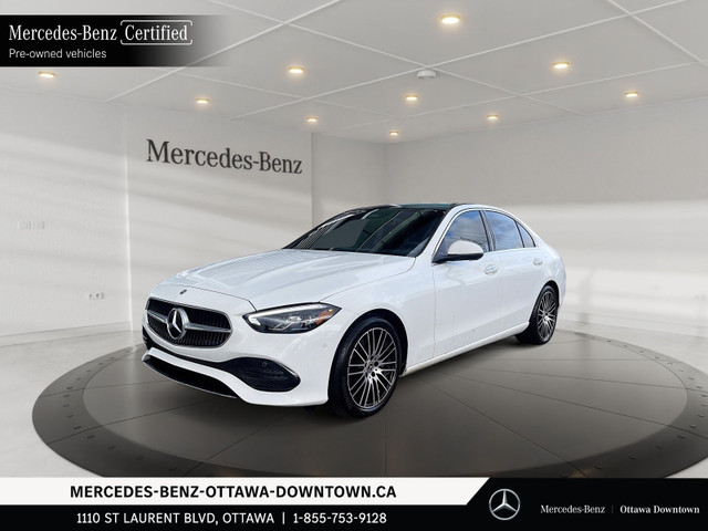 2023 Mercedes-Benz C300 4MATIC Sedan- Certified Low mileage 1 ow in Cars & Trucks in Ottawa