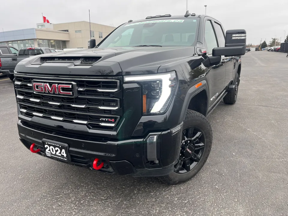 2024 GMC Sierra 3500HD AT4 6.6L DURAMAX WITH LEATHER INTERIOR...