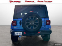 2024 JEEP WRANGLER SAHARA 4XE Hydro Blue Pearl Black Cloth Bucket Seats 2L Turbo Apple Carplay Googl... (image 4)