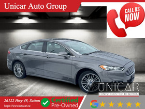 2014 Ford Fusion SE Leather Backup Cam Navi Bluetooth Heated Seats