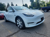 2021 TESLA MODEL Y STANDARD RANGE CARFAX VERIFIED, CLEAN TITLE! 67,000KM AUTOMATIC TRANSMISSION WHIT... (image 2)