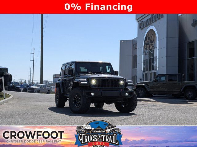 2025 Jeep Wrangler Rubicon X - 35 A/T TIRES - BEADLOCK RIMS in Cars & Trucks in Calgary