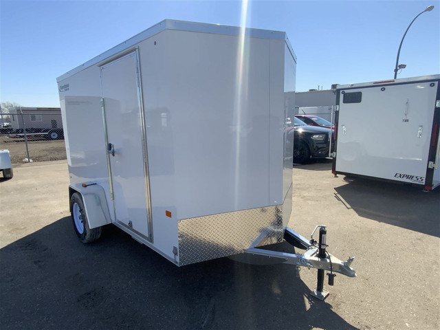 2023 Rainbow Express V-Nose Cargo 6x10 | Bar Locks | 2K Jacks |  in Cars & Trucks in Regina - Image 3