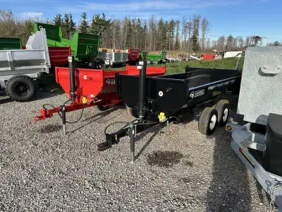 Save during our Non-current Inventory Sale on 3-Ton Badger Off-Road Farm Dump Trailers with 4'x8' Du...