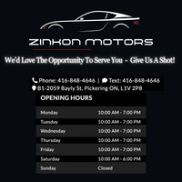 For inquiries, please contact us at 4 1 6 - 8 4 8 - 4 6 4 6 or visit our website at zinkonmotors.com... (image 6)