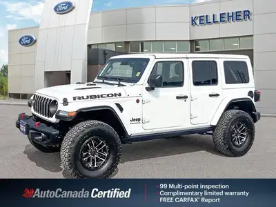 Conquer any terrain with this 2024 Jeep Wrangler Rubicon X, a thrilling convertible boasting a power...