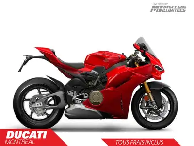 DUCATI PANIGALE V4 S 2025La Panigale V4 S se distingue de la V4 par une nouvelle suspension Öhlins à...