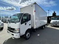  2019 Hino 195D with 20-Foot Box And Cantilever Gate