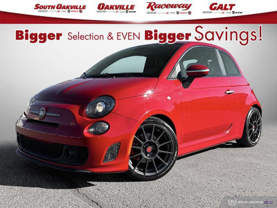  2015 Fiat 500 Turbo | HEATED LEATHER | LOW KMS | FRESH TRADE