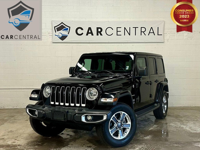2018 Jeep Wrangler Unlimited JL Sahara 4x4| No Accident| Leather in Cars & Trucks in Barrie