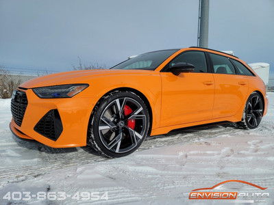 2023 Audi RS 6 Avant EXCLUSIVE SOLAR ORANGE - DYMAMIC PACKAGE - 