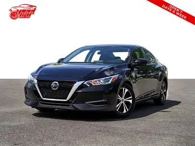 This 2021 Nissan Sentra SV is a stylish and reliable sedan with a sleek black exterior and a comfort...