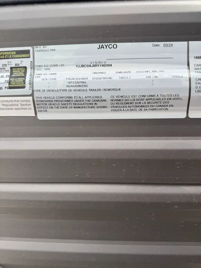 2024 Jayco JAY FLIGHT 195RB in Travel Trailers & Campers in Kawartha Lakes - Image 10