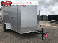 ACTIONS BUDGET FRIENDLY 6x12 ENCLOSED CARGO TRAILER W/ RAMP DOOR