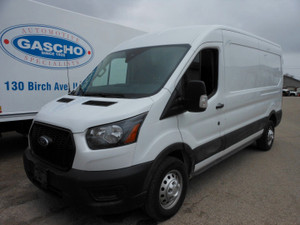 2021 Ford Transit 250 Van Med. Roof w/Sliding Pass. 148-in. WB | LOW km | Cruise Control | Safety Partition